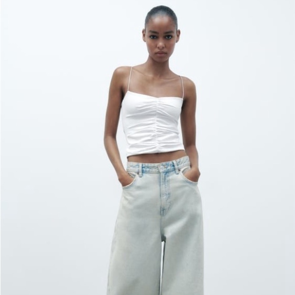 Zara White Tank